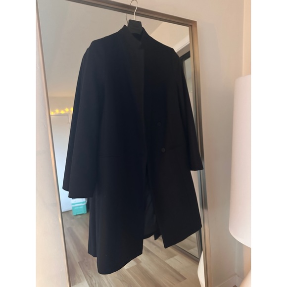 All Saints Sidney Wool Cashmere Blend Tailored Coat - Picture 5 of 8